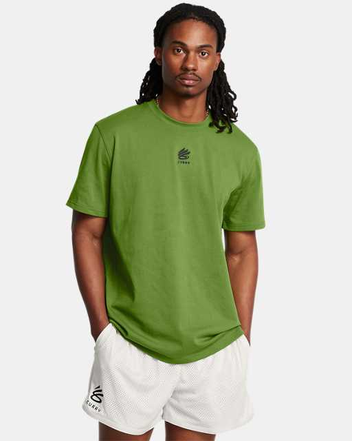 T-shirt épais à logo Curry pour hommes T-shirt épais à logo Curry pour hommes